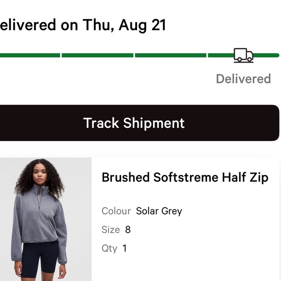 Lululemon Softstreme Half Zip in Solar Grey - Picture 3 of 14